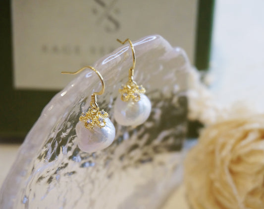 Selene Baroque Pearl Earrings