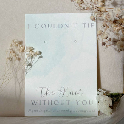 Tie the Knot Pearl Earrings