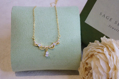 Agathe CZ Diamond Necklace