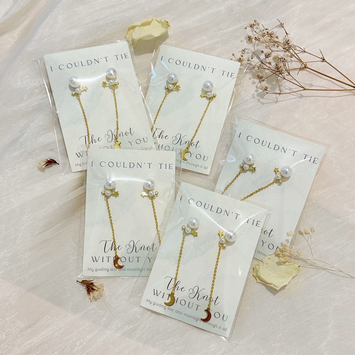 Tie the Knot Pearl Earrings