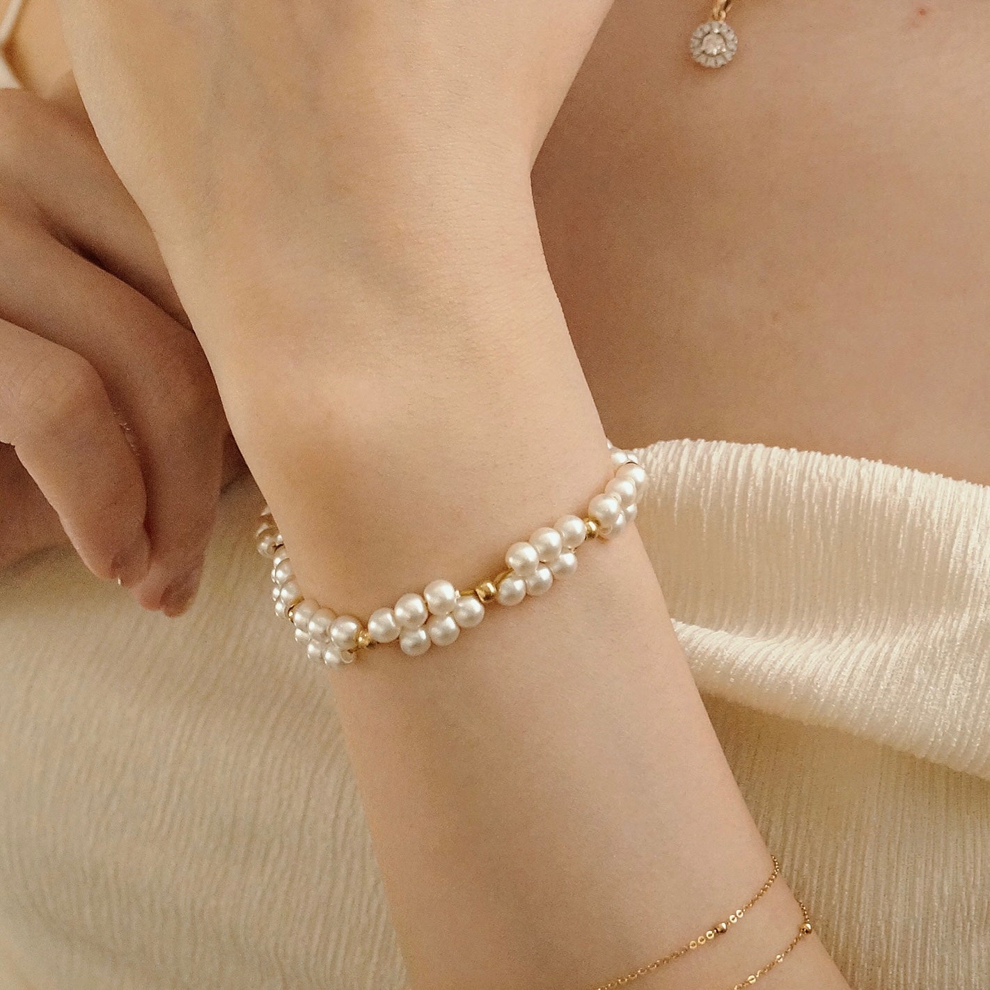 Ivy Pearl Bracelet