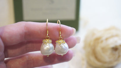 Selene Baroque Pearl Earrings